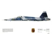 No 52, F-5E Tiger II, 527 TFTAS, USAF.